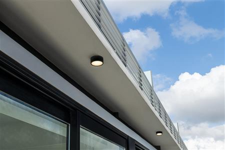 Berilo plafón de exterior Ø110 mm.blanco tex